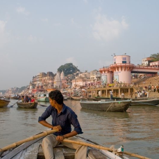 Roeien op de Ganges