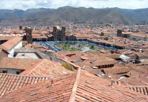 Cusco met de kerst