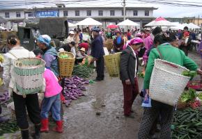 Op de markt