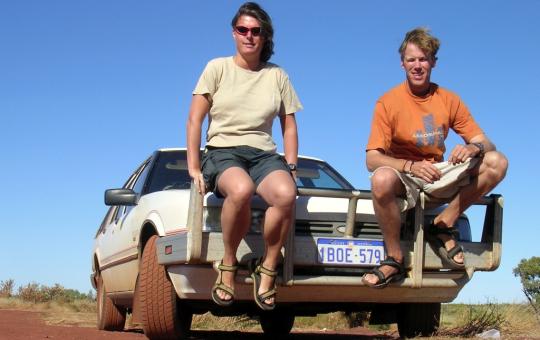 Kilometers maken in Western Australia