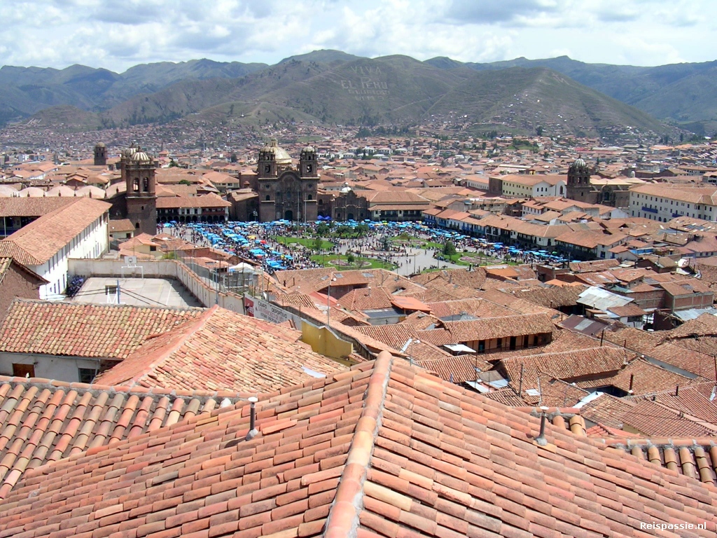 Cusco met de kerst