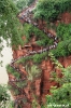 Leshan - drukte op de trappen