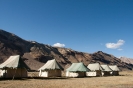 Manali naar Leh, tentjes in het kamp.