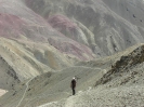 Sham trekking, in een machtig landschap.