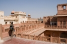 Bikaner, op het dak van het Junagarh fort