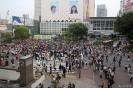 Tokyo - Shibuya crossing, erg druk!