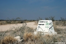 Etosha - Roadsign