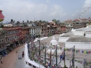 Kathmandu - Plein rond de Bodnath tempel