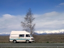 richting Lake Tekapo