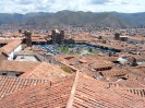Cusco - Uitzicht over plaza Cusco met kerstmarkt