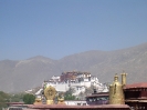 Lhasa - Het Potala gezien vanaf het dak van de Jokhang
