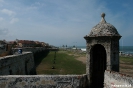 Cartagena - stadsmuur aan zee