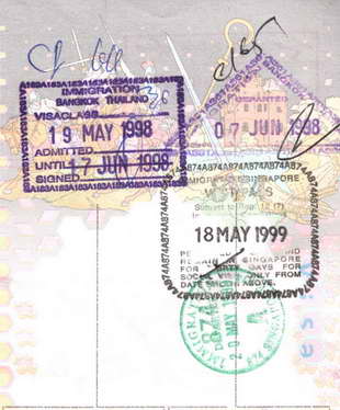 visa thailand 1998